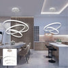 LED Pendant Light Ring Adjustable Lamp Ceiling Lights Decor Lighting Variable
