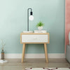 Bedside Table Side End Table Drawer Cabinet Storage Shelves Living Room Bedroom