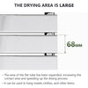 Bathroom Towel Rail Radiator Designer Flat Panel Chrome Heated Warmer Rad