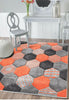 Modern Bright Colourful Vibrant Rug Bedroom Living Room Carpets Value Grey Rugs