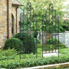 2x Strong Rustproof Garden Trellis Metal Plants Climbing Trellis Rack Grid Panel