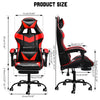 Gaming Chair Executive Office Chair Recliner Computer Desk Seat With Footrest UK