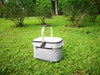 Picnic Shopping Bag Basket Hamper Cooler with zip Cool Bag