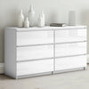 Chest Of Drawers White Black Bedroom Furniture Tall Wide Storage bedside cabinet