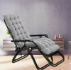 2PCs Zero Gravity Chair With Cushions Outdoor Folding Recliner with Padded Seat