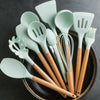 11pcs Silicone Kitchen Utensils Cookware Set Nonstick Baking Cooking Spoon Tools