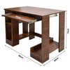 Computer Desk Laptop Wooden Drawer Home Office Work Study Writing Table White