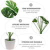 20inch Artificial Monstera Plant Multi Branch Tropical Potted Home Office Decor