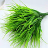 8 Bundles Artificial Outdoor Plants Fake Plastic Greenery Shrubs Wheat Grass UK