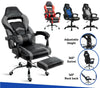 Executive Racing Gaming Office Chair Swivel Recliner Computer Desk Chair Leather