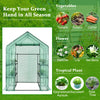 Outdoor Portable Walk-in Greenhouse Planter Flower Grow Tent Zippered Entry Door