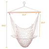 Hammock Chair Swing Hanging Rope Air/Sky Chair Outdoor Indoor Bar Garden Seat UK