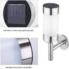 Outdoor Garden Solar Powered Outdoor Wall Lights Stainless Steel Shed Fence