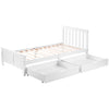 2 Drawers 4ft 3ft Double Single Wooden Solid White Pine Kids Storage Bed Frame