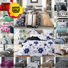 Printed Duvet Cover Set Single Double King Size Patterned Bedding & Pillowcases