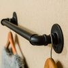 Vintage Furniture Towel Rail Clothes Rail Hanger Rustic Iron Pipe Handrail