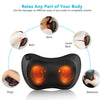 Electric Shiatsu Cervical Massager Pillow Heat Back Neck Lumbar Home Car Cushion