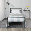 3ft Single Metal Bed Frame Modern Stylish Bedstead Guest Single Bedframe Black