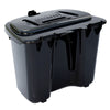 Black Kitchen Compost Caddy Bin - Food Recycling (7 Litre) 7L