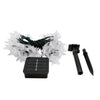 100-20LED SOLAR POWERED RETRO BULB STRING LIGHT GARDEN OUTDOOR FAIRY SUMMER LAMP