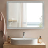 Digital LED Bathroom Mirror Demister Touch IP44 Make Up Mirror w/Anti-Fog 80*60