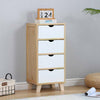 BATHROOM STORAGE CABINET BEDROOM WOODEN BESIDE TABLE CUPBOARD 4/5 DRAWERS