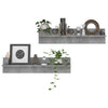 Wall Shelves 2 pcs Concrete Grey 80x11.5x18 cm Chipboard Living Room Hot Sale