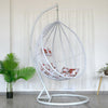 Hanging Swing Rattan Chair Patio Garden Egg Chair With Cushion Indoor Outdoor