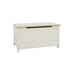 Woodluv MDF Wooden Ottoman Storage Toy Chest Bathroom,Bedding - Buttermilk