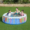 Garden Round Paddling Pool Inflatable Kids Fun Activity Swimming Pool Ball Pit