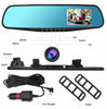 4.3'' DUAL LEN CAR DVR DASH CAM 1080P HD FRONT REAR MIRROR CAMERA VIDEO RECORDER