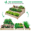 3 Tiered Raised Elevated Garden Bed Planter Box Kit for Vegetable Outdoor Garden