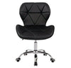 Cushioned Computer Office Desk Chair Chrome Legs Lift Swivel Small Adjustable