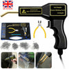 Hot Stapler Plastic Repair Car Bumper Fender Fairing Welder Gun Kit +200 Staples