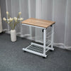 Adjustable Height Sofa Bed Side End Coffee Table on Wheels Laptop Notebook Desk