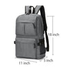 Mens Boys Girls School Large Backpack Travel Rucksack Shoulder Laptop Bag USB UK
