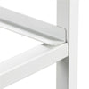 Fabric Chest of Drawers Storage Cabinet Unit Metal Frame Bedside End Table Gray
