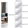 30X30CM Mirror Tile Wall Sticker Square Self Adhesive Room Bathroom Decor Stick