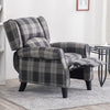 Recliner Armchair Retro Wingback Fabric Fireside Chair Sofa Upholstery Lounger