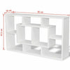 UKING Floating Wall Mounted Storage Display Cabinet Unit 8 Cube Shelves Rack