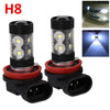 Pair H11/H8 CREE 100W FOG LIGHT LEDS BULBS DRL DRIVING LAMPS BULBS 6000K White