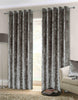 Plush Crushed Velvet Velour Heavy Lined Ready Made Eyelet Ring Top Curtains Pair