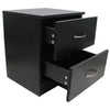 Chest Of Drawers Black 1 2 3 4 5 Drawer Nightstand Tall Wide Storage Furniture