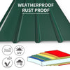 Mondeer 12 PCs Corrugated Roof Sheets Profile Galvanized Metal Roofing Carport