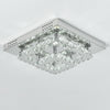 LED Ceiling Lamp Luxury Crystal Chandelier Remote Dimmable Living Room Kitchen