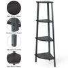 4-Tier Corner Storage Shelf Industrial Ladder Bookcase Plant Stand Display Unit