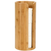 Square/Round Bamboo Toilet Paper Roll holder - Perfect for the Bathroom