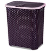 Laundry Basket Washing Clothes Storage Hamper Rattan Style Plastic Basket Large