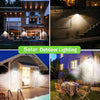 Super 436 LED Solar Powered Lights Outdoor Wall Security Bright Garden PIR Lamp