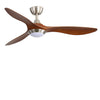 52" Reversible Ceiling Fan With LED Light 5 Speed Setting Remote Control Timer